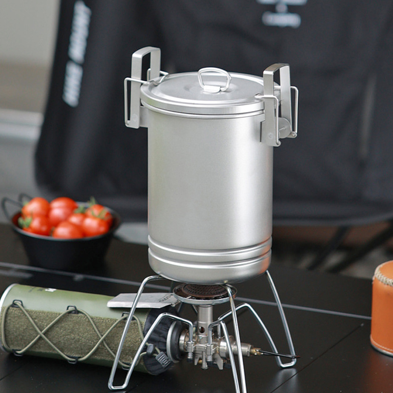 Camping Cooking One Pot - Outdoor Cooking Steamer Pot, Camping Picnic
