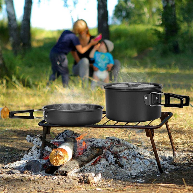 Camping Cooking One Pot - Carefree- Camping Cookware Portable Pot Pan