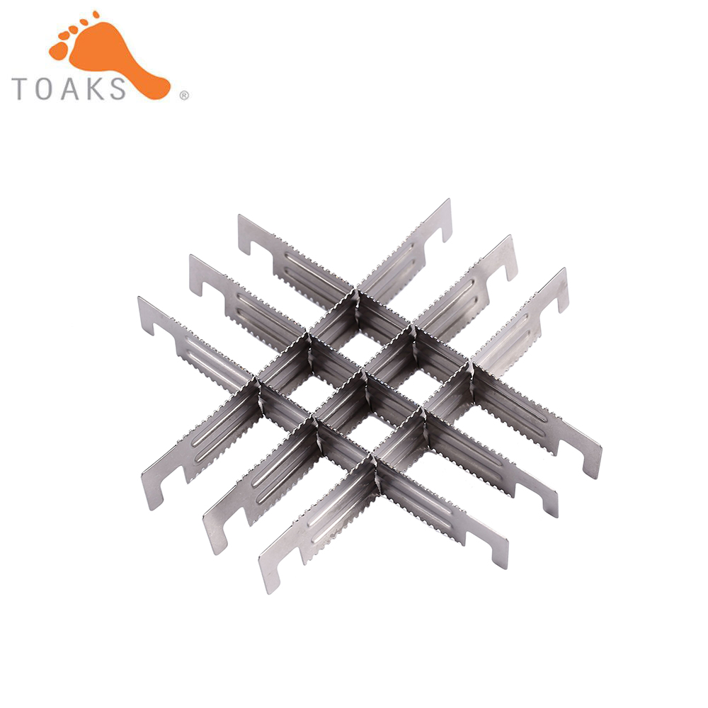 Camping Cooking Gas Stove - 2/4/6pcs TOAKS Outdoor Titanium Wood Stove