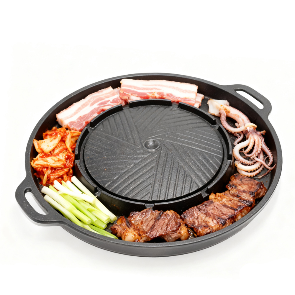 Camping Cooking Meat - KOSUN Korean BBQ Grill Pan 2