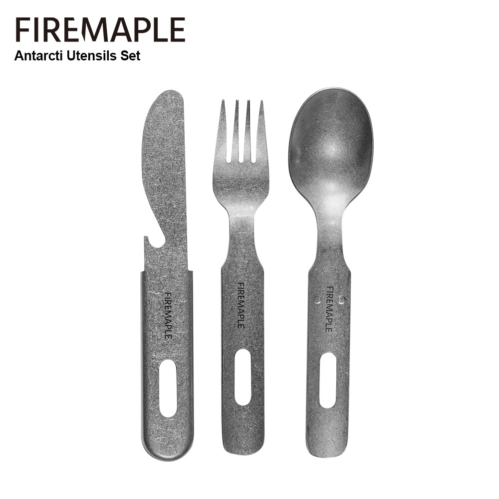 Camping Cooking And Eating Set - Fire-Maple Antarcti 3in1 Utensils Set Fork