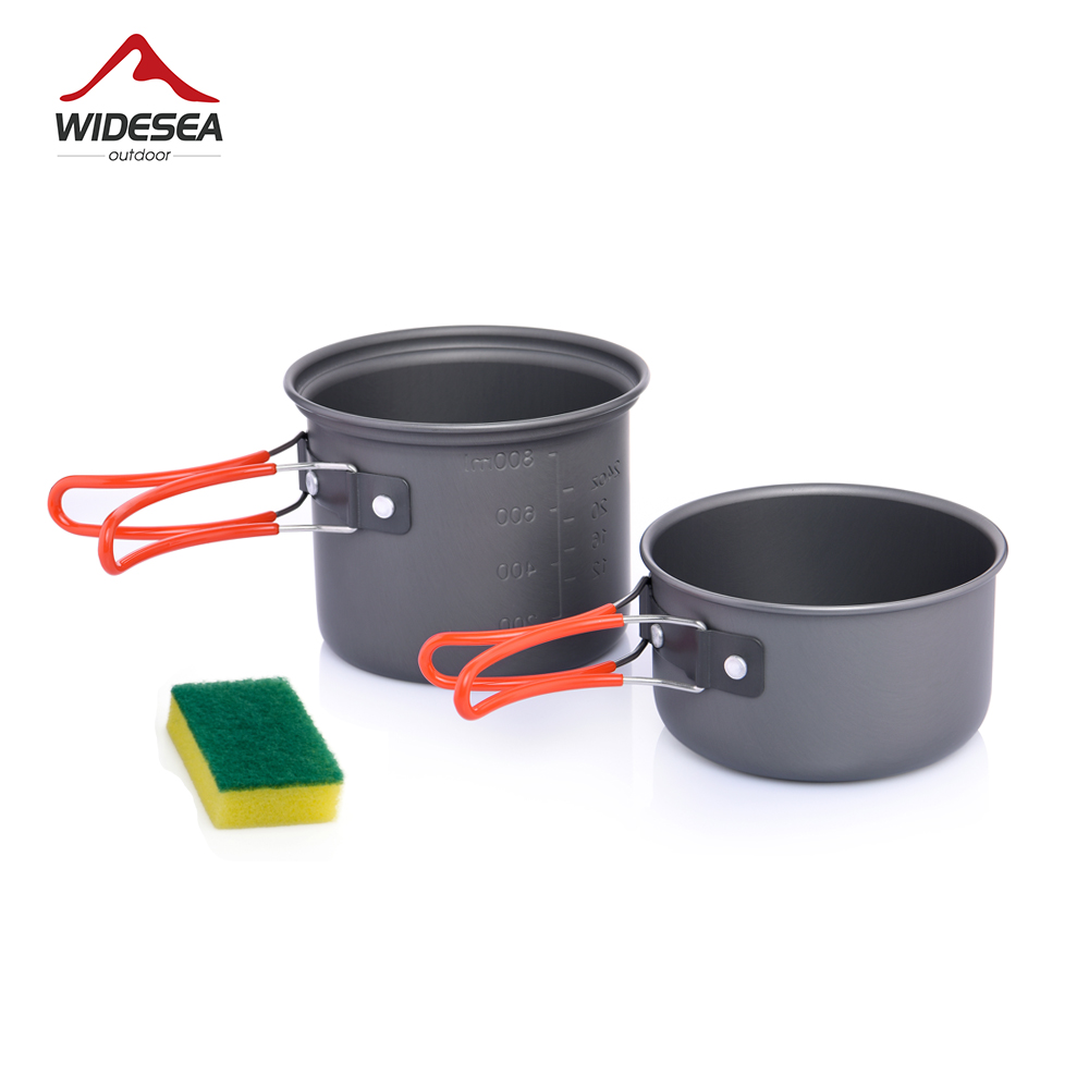 Camping Cooking And Eating Set - Widesea camping tableware outdoor cooking set