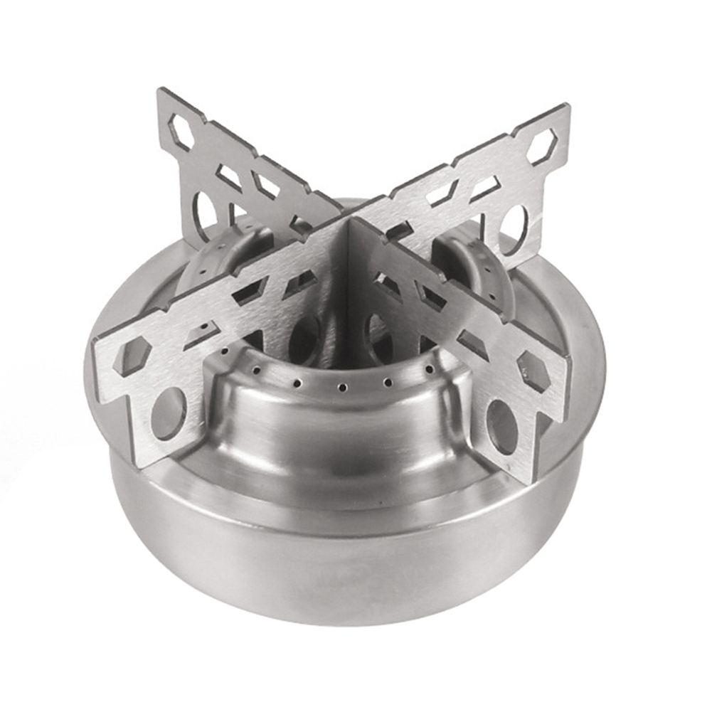 Camping Cooking Backpack - Portable Mini Alcohol Stove Crosses Stove