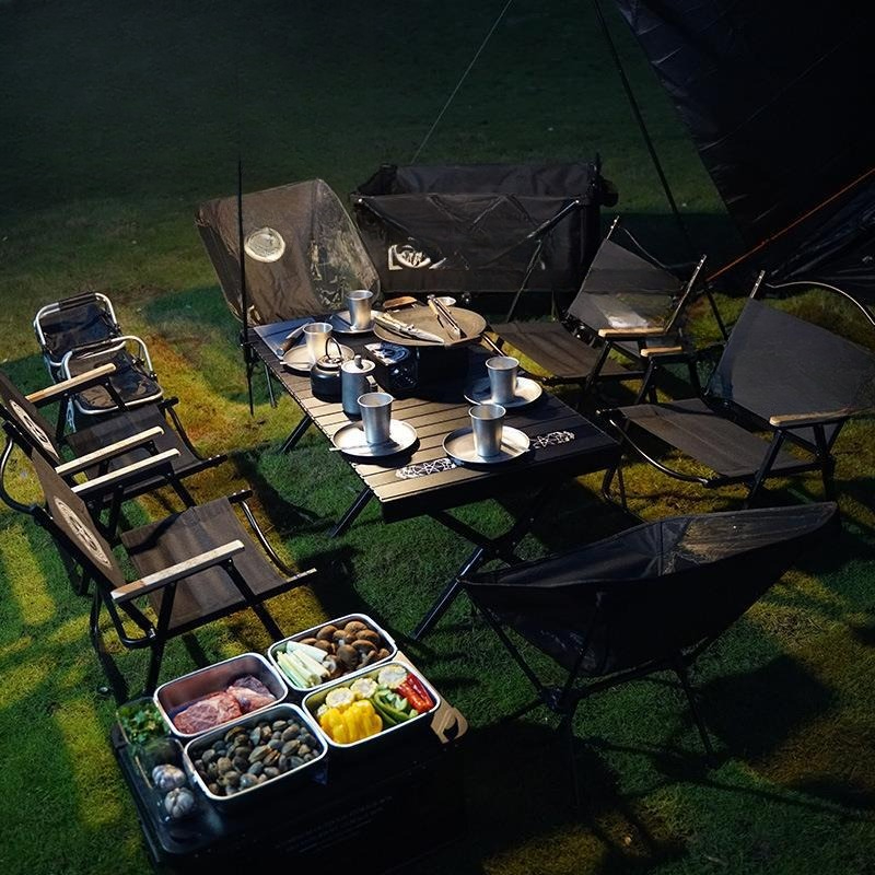 Camping Cooking Canopy - Camping set Outdoor tent, canopy Camping
