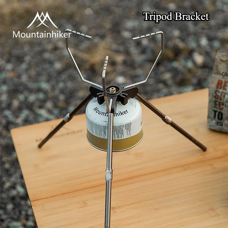 Camping Cooking Gas Stove - MOUNTAINHIKER Tripod Bracket Camping Multifunctional Stove