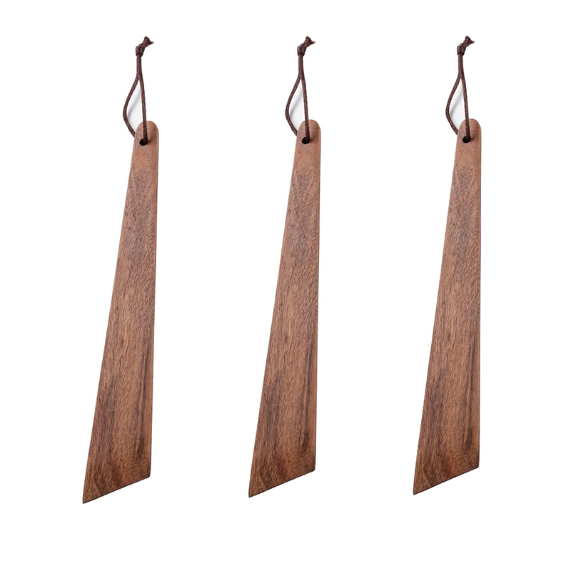 Camping Cooking All In One - Wooden Spatula Portable Turner Acacia Wood