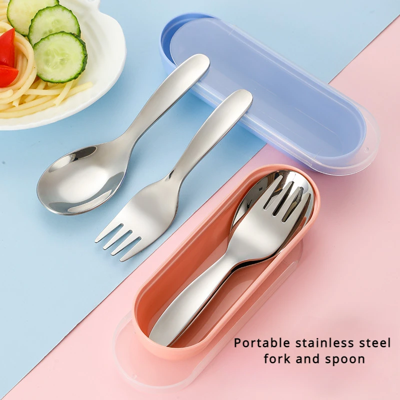 Camping Cooking And Eating Set - 2 PCS 1 Set Portable Spoon