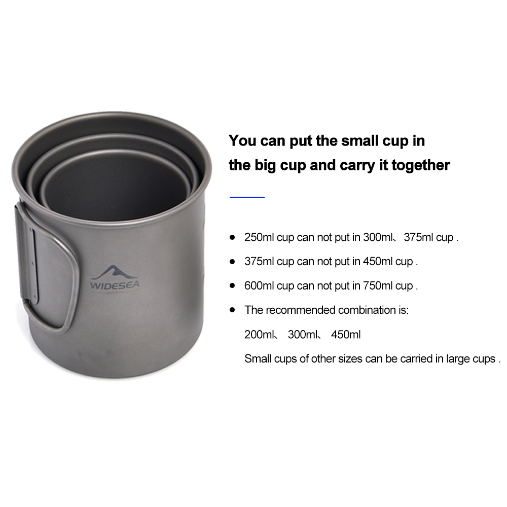Widesea Camping Mug Titanium C - Camping Cooking All In One recension och pris