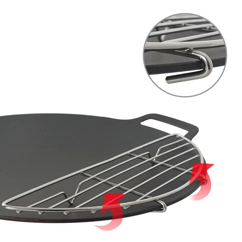 Outdoor Barbecue Net Steam Rac - Camping Cooking Meat recension och pris