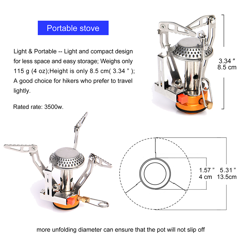 Widesea Portable Camping Cookw - Camping Cooking And Eating Set recension och pris