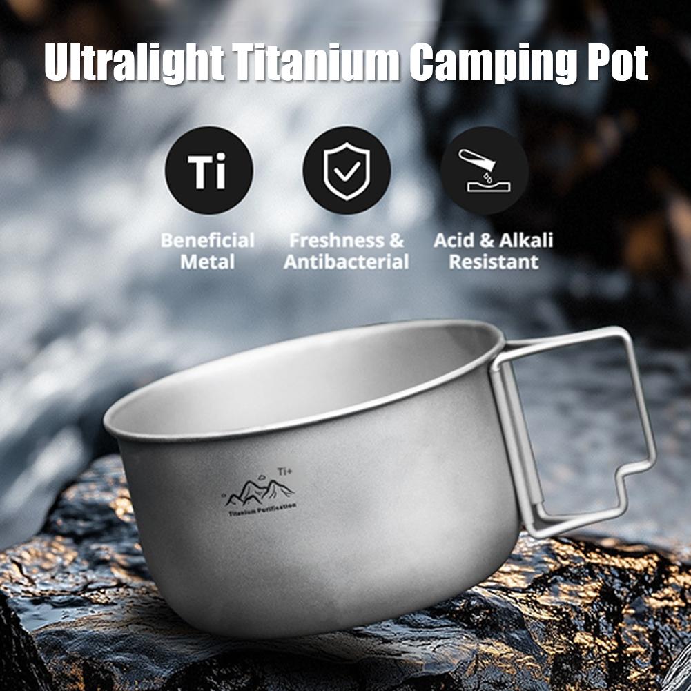 Ultralight Titanium Camping Po - Camping Cooking Backpack recension och pris