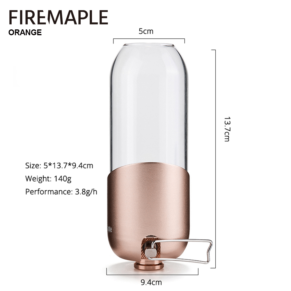 Fire Maple Orange Gas Lantern  - Camping Cooking Backpack recension och pris