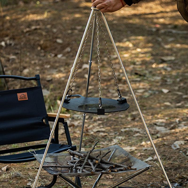 Aluminum Camping Bonfire Tripo - Camping Cooking One Pot recension och pris