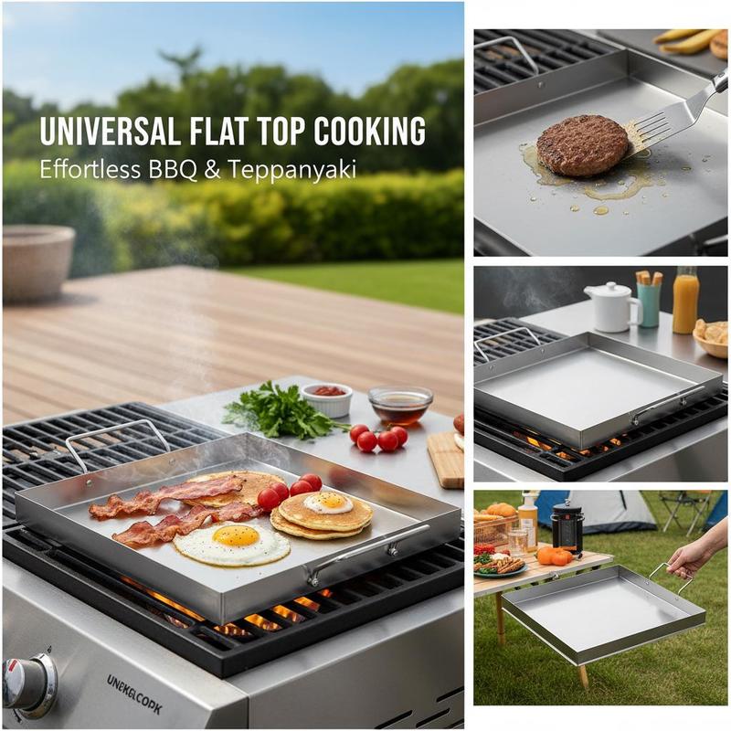 Universal Flat Top Griddle 18x - Camping Cooking Meat recension och pris