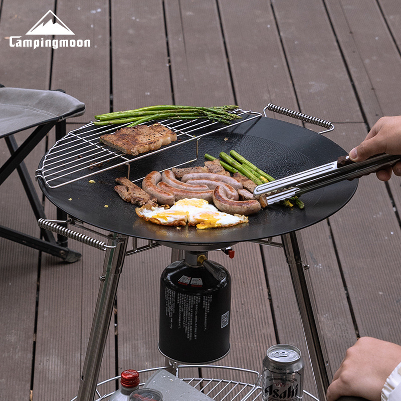 CAMPINGMOON GRW-45F Large 3-Pl - Camping Cooking Griddle recension och pris