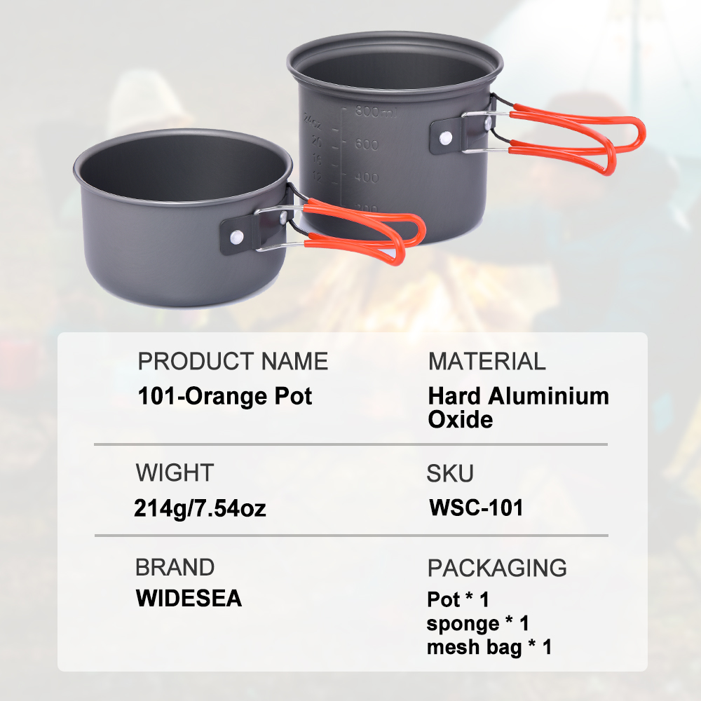 Widesea camping tableware outd - Camping Cooking And Eating Set recension och pris
