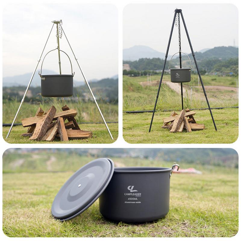 4.5L Camping Hanging Pot Cookw - Camping Cooking One Pot recension och pris