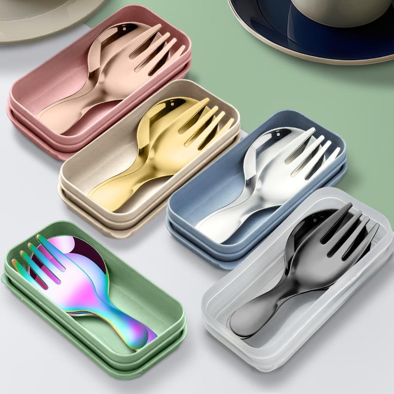 Stainless Steel Portable Spoon - Camping Cooking And Eating Set recension och pris