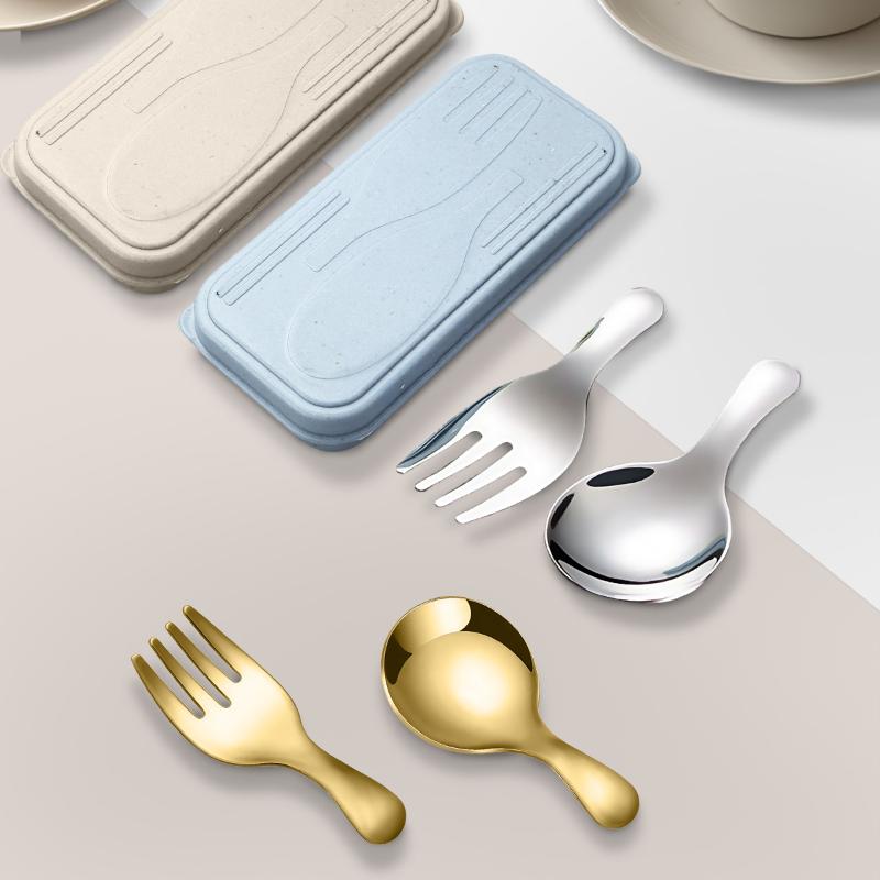 Stainless Steel Portable Spoon - Camping Cooking And Eating Set recension och pris