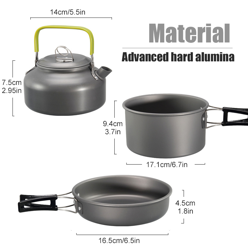 WESTTUNE Camping Cookware Kit  - Camping Cooking Meat recension och pris