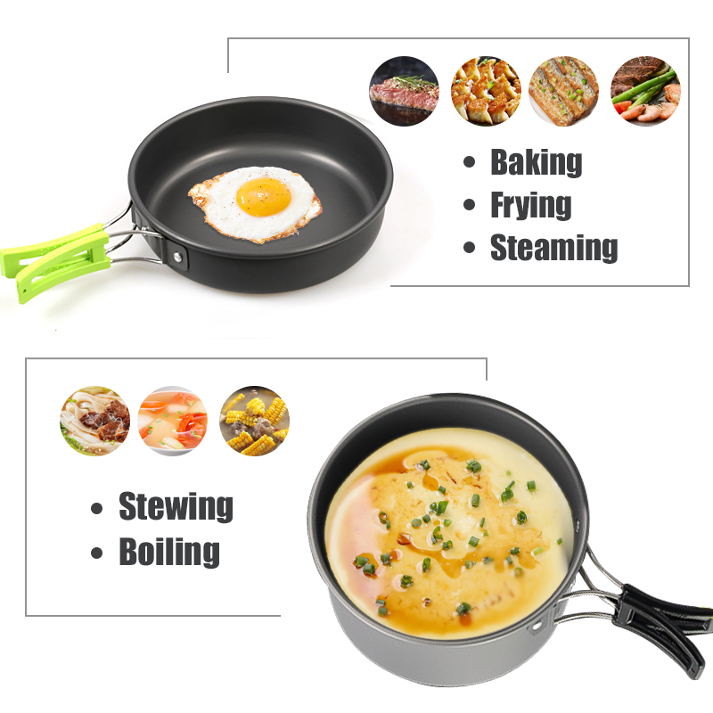 WESTTUNE Camping Cookware Kit  - Camping Cooking Meat recension och pris
