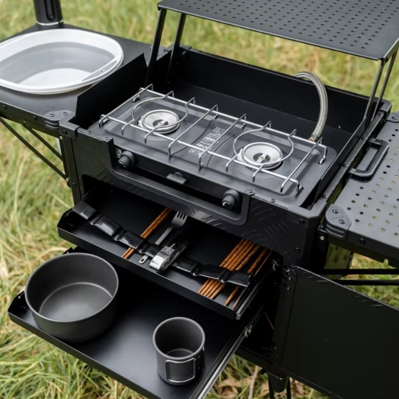 All-In-One Foldable Outdoor Ca - Camping Cooking All In One recension och pris