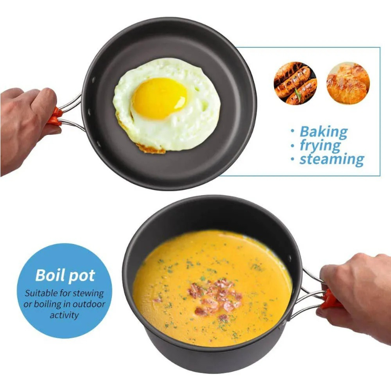 Camping Cooking Set, Outdoor K - Camping Cooking Backpack recension och pris