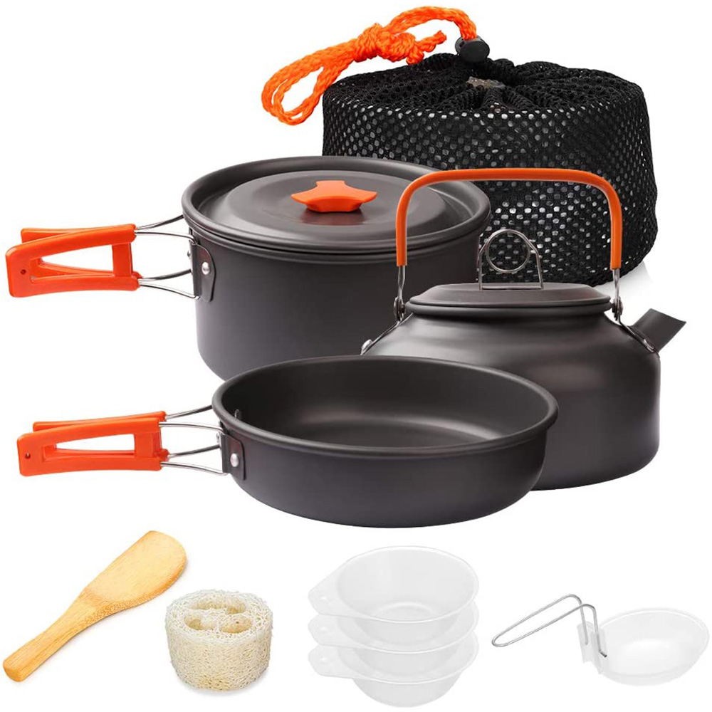 1pcs/1set Camping Cookware Kit - Camping Cooking Backpack recension och pris