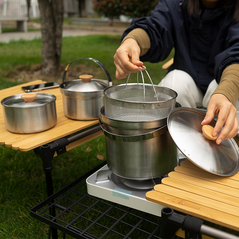 NOBANA Newest Outdoor Stainles - Camping Cooking Backpack recension och pris