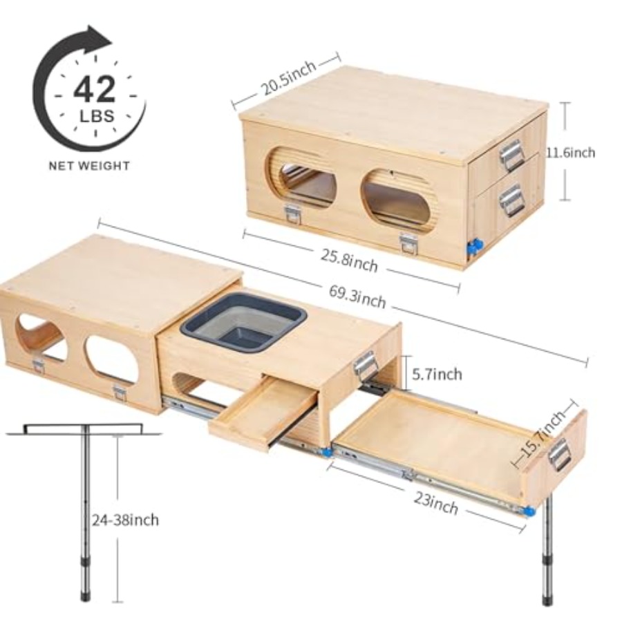 Overland Kitchen Slide-Out Sys - Camping Cooking All In One recension och pris