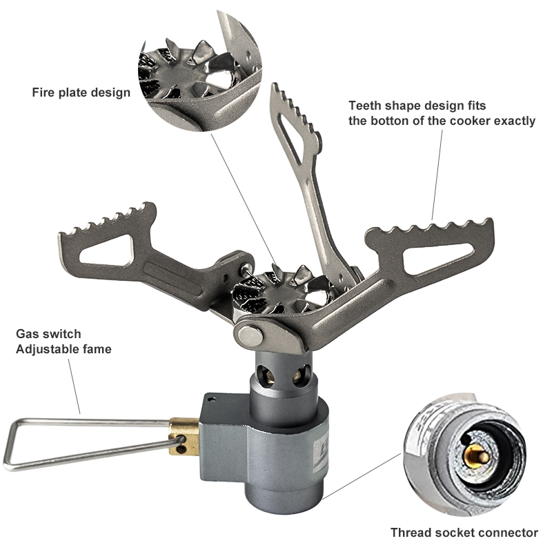 BRS Outdoor Gas Stove Mini Cam - Camping Cooking Gas Stove recension och pris