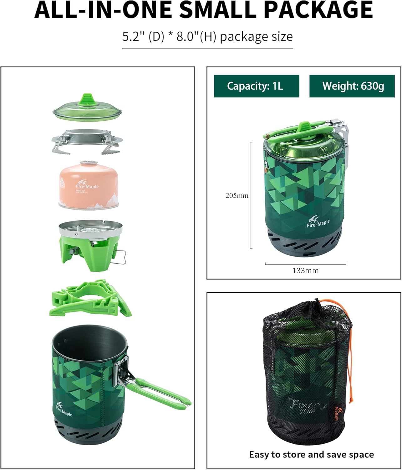 Fire-Maple FMS-X2 Cooking Syst - Camping Cooking One Pot recension och pris