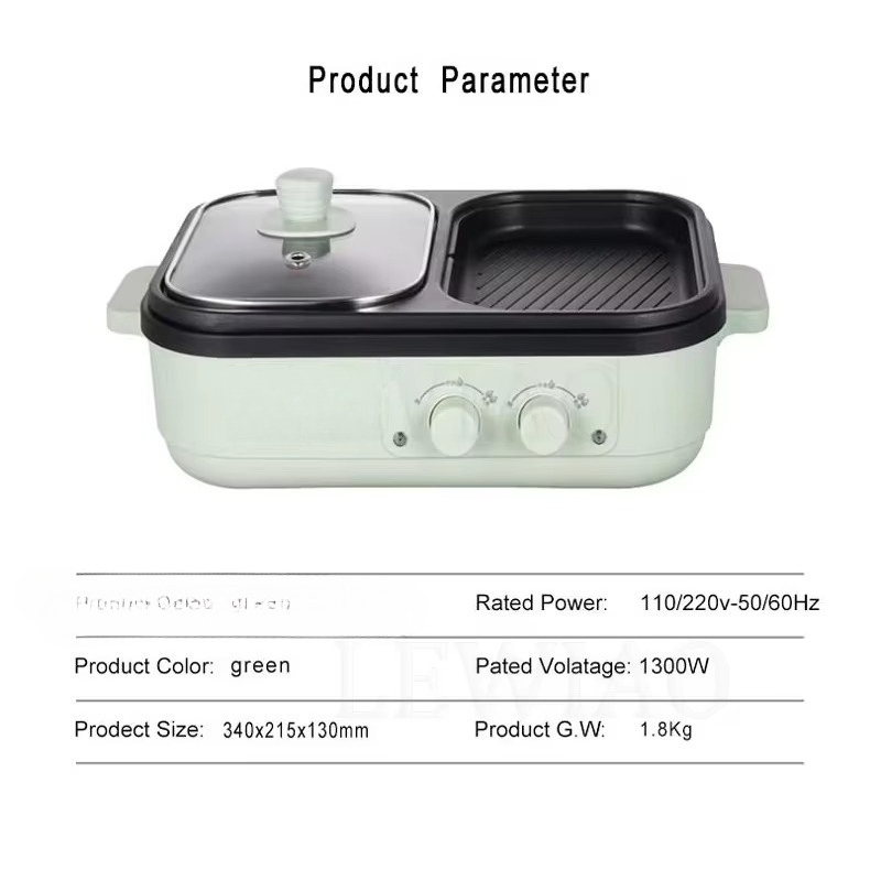 Non-stick barbecue hot pot mul - Camping Cooking One Pot recension och pris