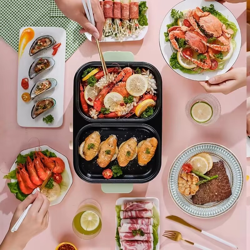 Non-stick barbecue hot pot mul - Camping Cooking One Pot recension och pris