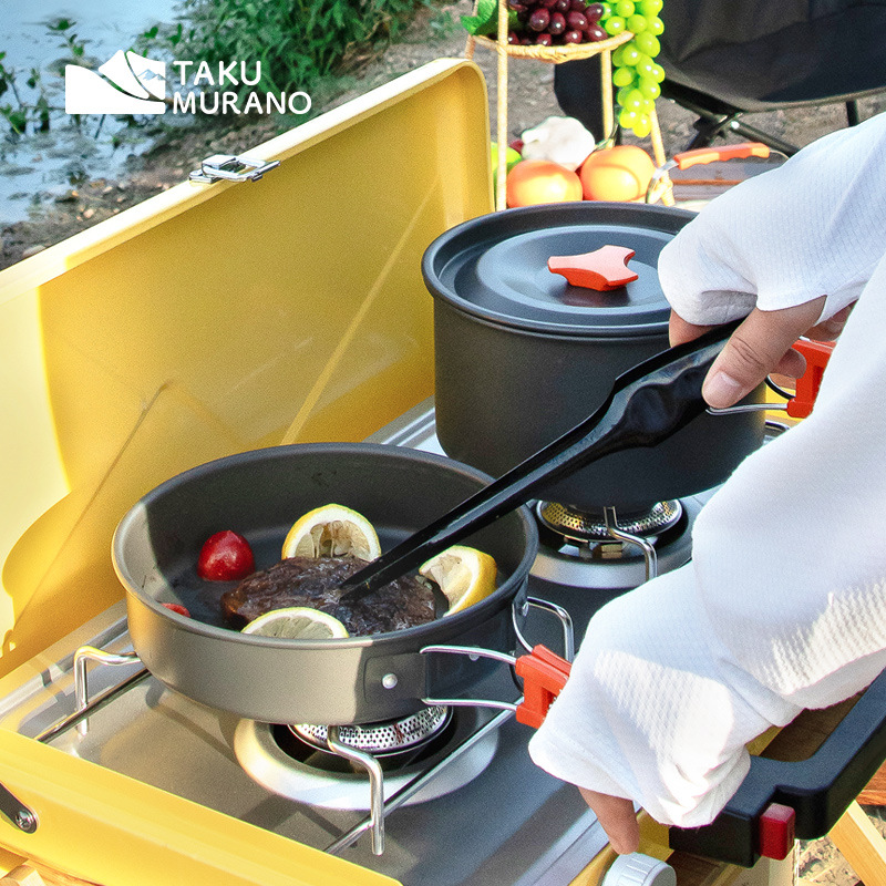 Camping Cookware Set Outdoor C - Camping Cooking Backpack recension och pris