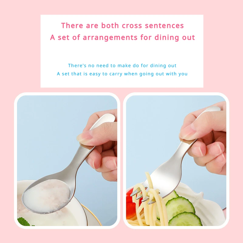 2 PCS 1 Set Portable Spoon For - Camping Cooking And Eating Set recension och pris