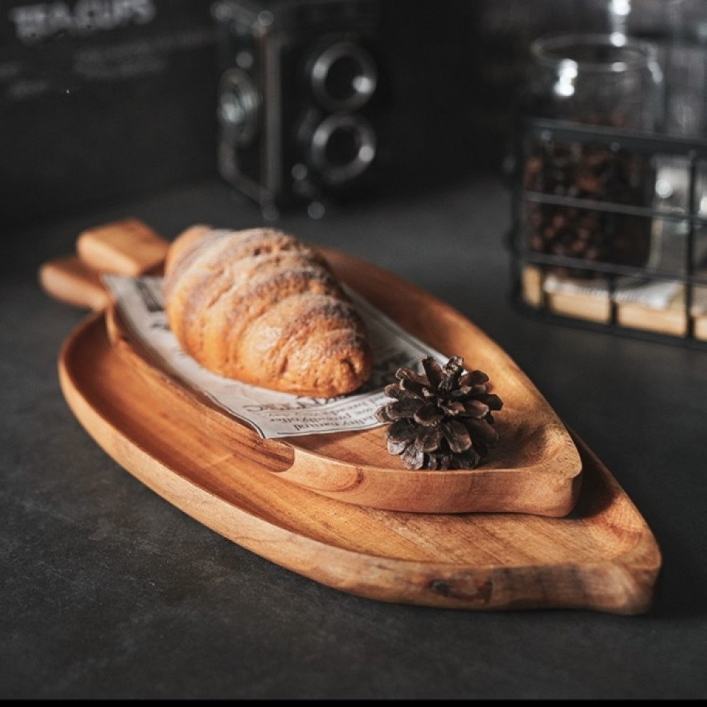 Wooden Leaf Shaped Waterproof  - Camping Cooking Meat recension och pris