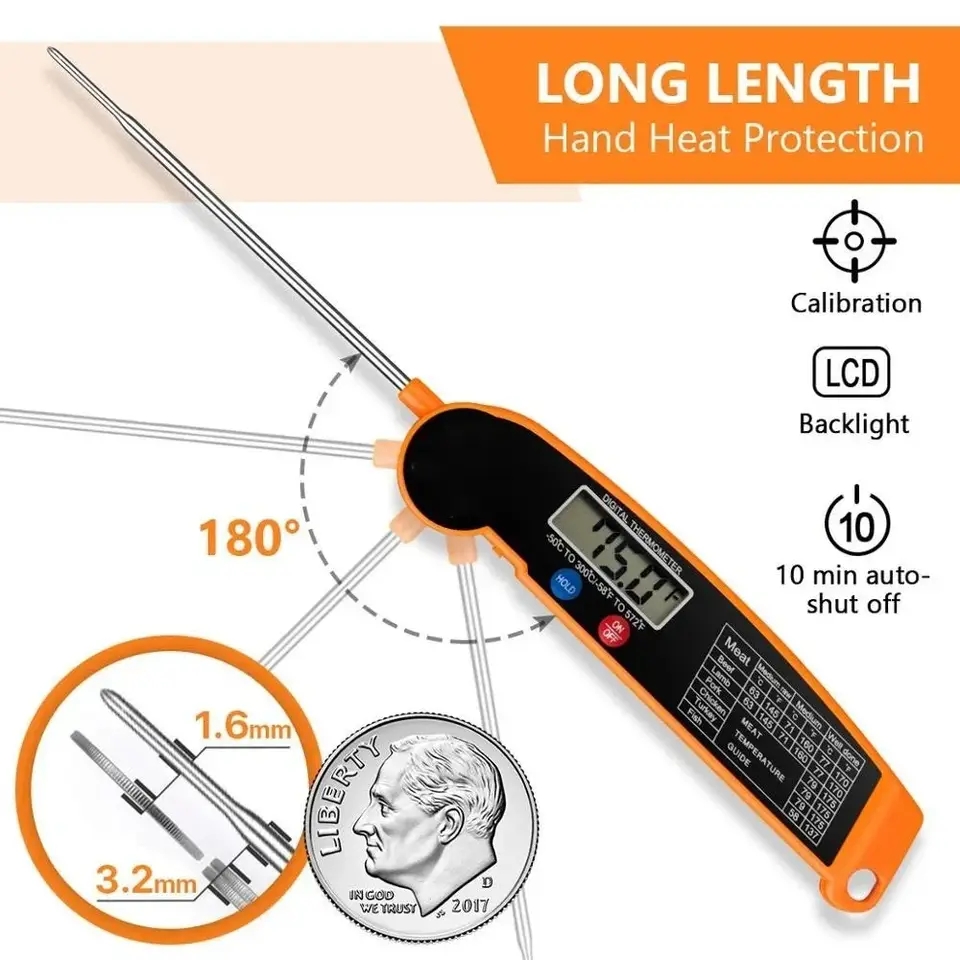 Waterproof Digital Kitchen Foo - Camping Cooking Meat recension och pris