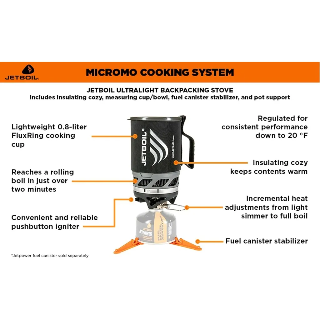 Jetboil MicroMo Lightweight Pr - Camping Cooking Jetboil recension och pris