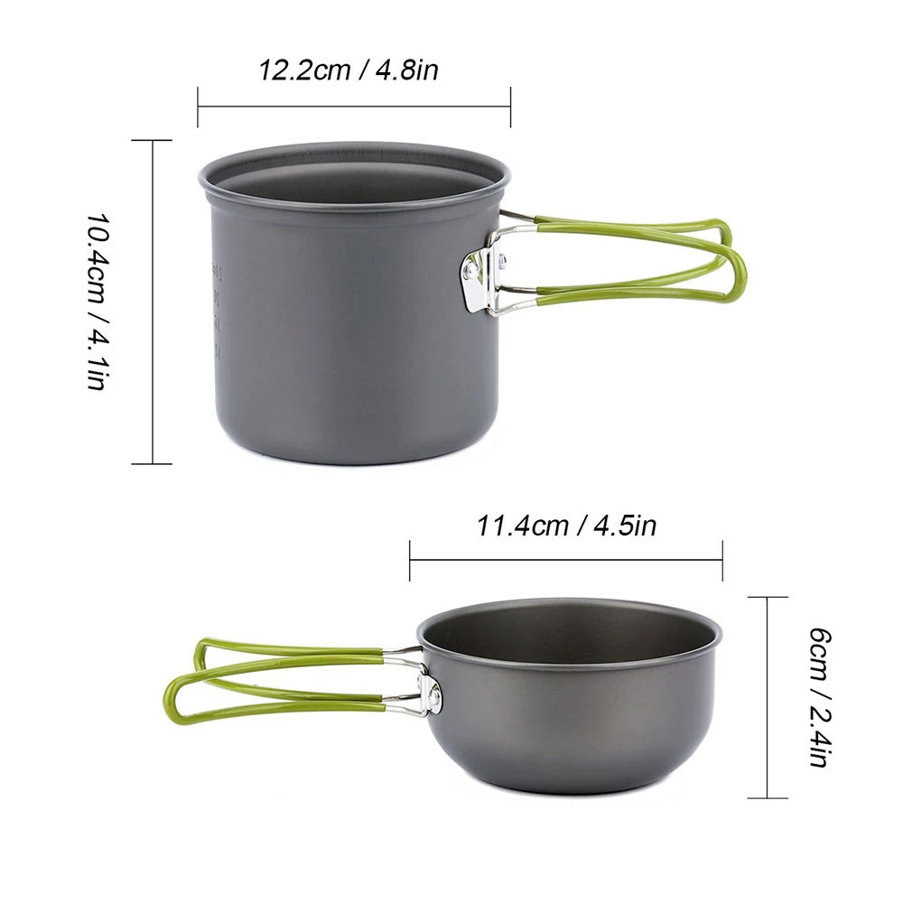Camping Cookware Kit with Stov - Camping Cooking Backpack recension och pris